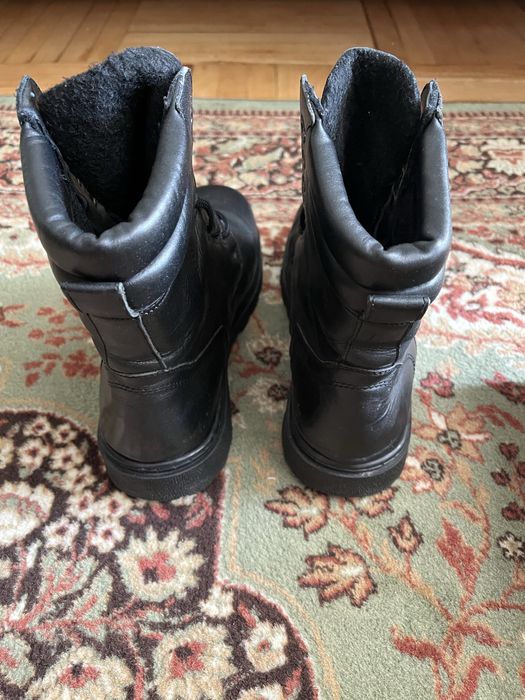 Ghete de piele naturala imblanite Politia Romana