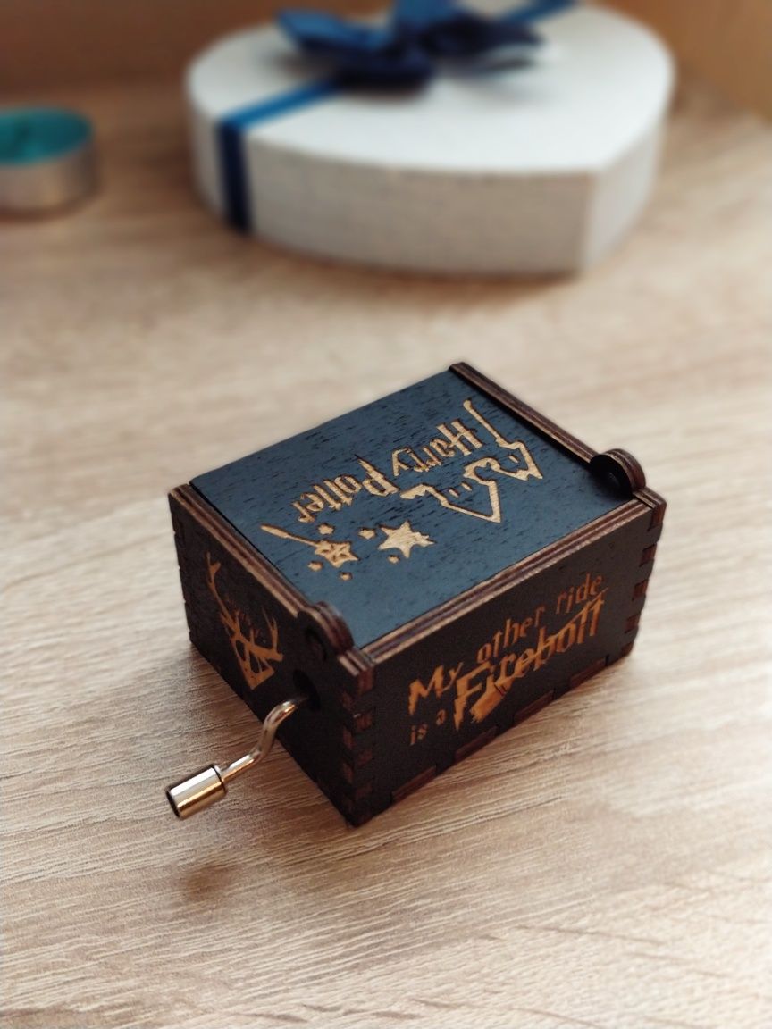 Дървена музикална кутийка Хари Потър