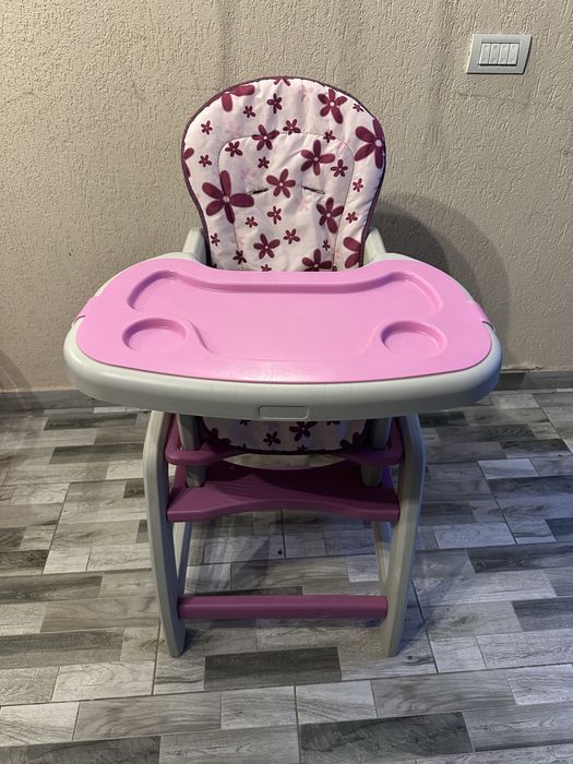 Vand scaun de masa 2 in 1 pentru bebelusi si copii