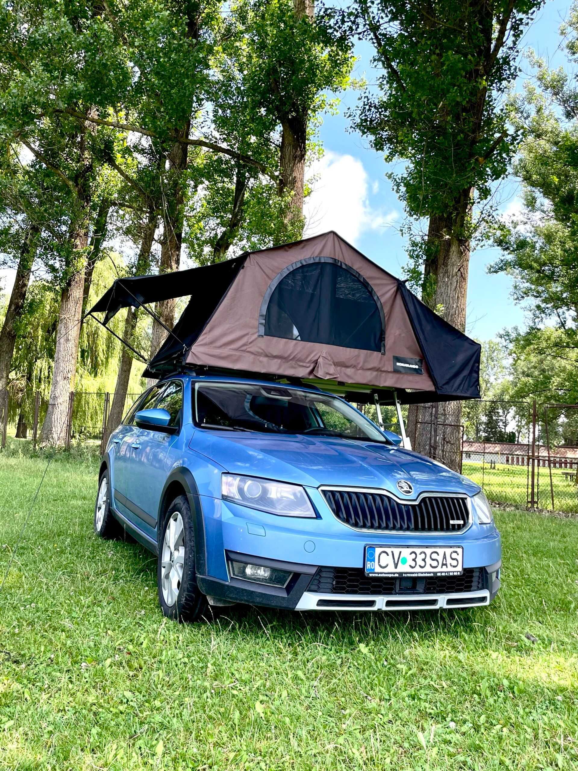 Cort de acoperis auto Nomadland 2 pers, 130x220x125cm, 54 kg, Autohome