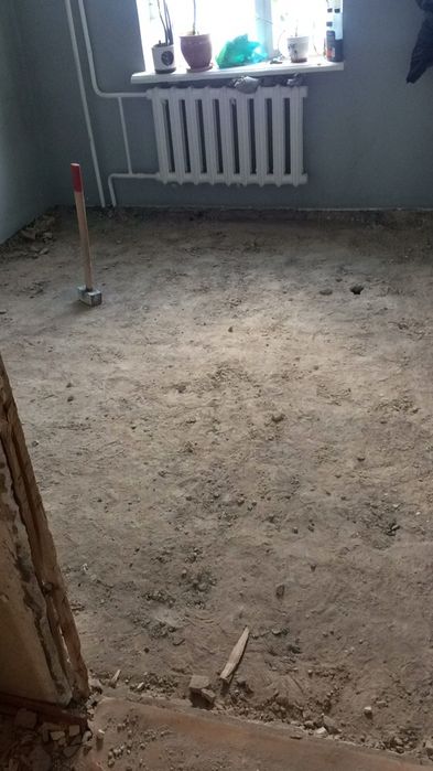 Демонтаж кафеля.Демонтаж перегородок