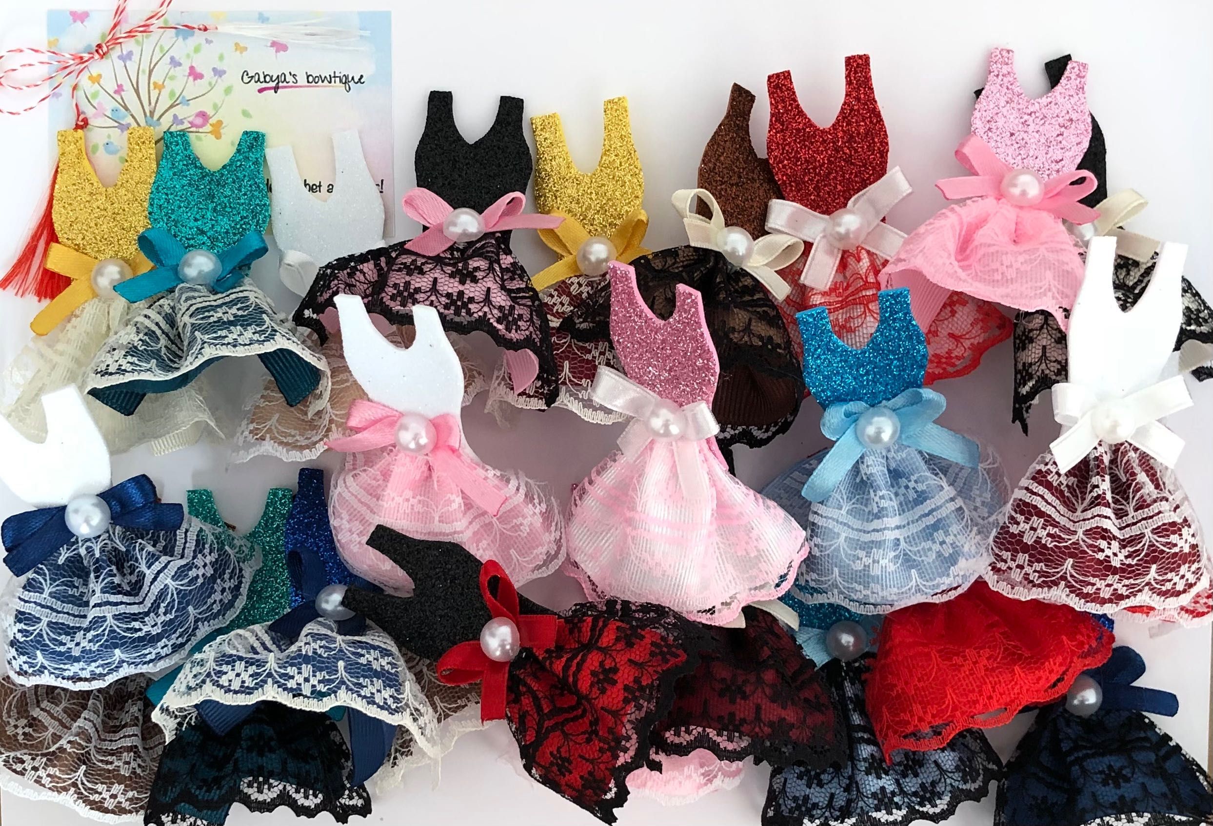 Mărțișoare rochițe fetițe