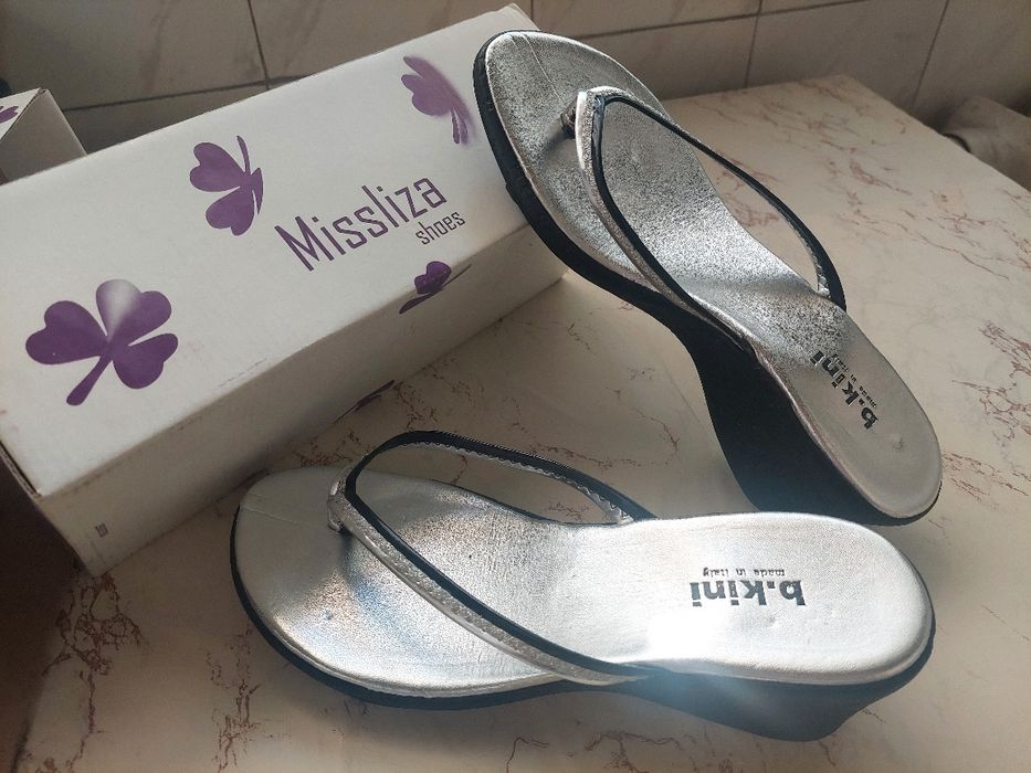 Нови италиански чехли 38 р.