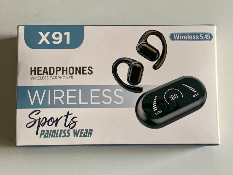 Casti sport wireless Bluetooth 5.3 model hanging