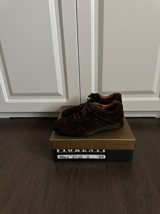 Pantofi din piele naturala intoarsa , Massimo Dutti , numarul 41