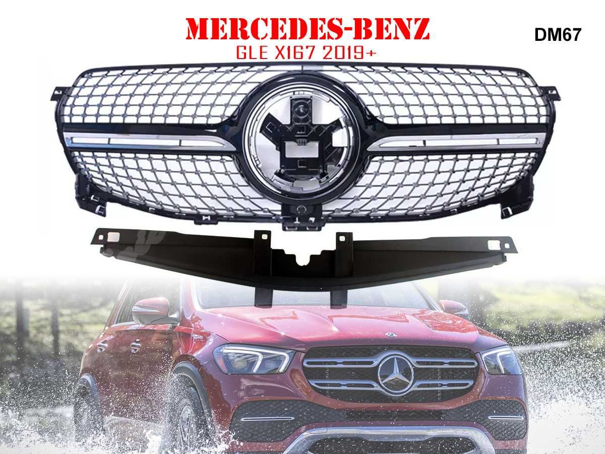 Grila Frontala Diamond AMG Sport Neagra Bara Mercedes GLE W167 2019+