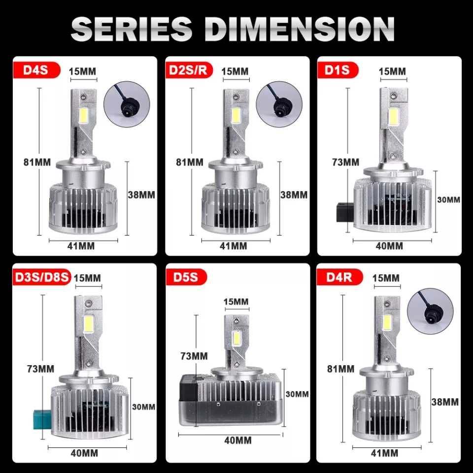 D-Series LED система - Директен монта D1S D2S D3S D4S D5S D8S CANBUS