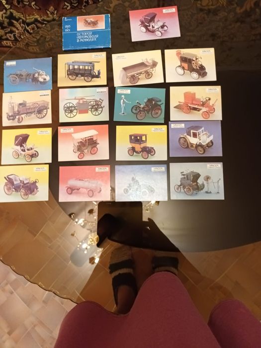 Набор открыток ретро автомобилей