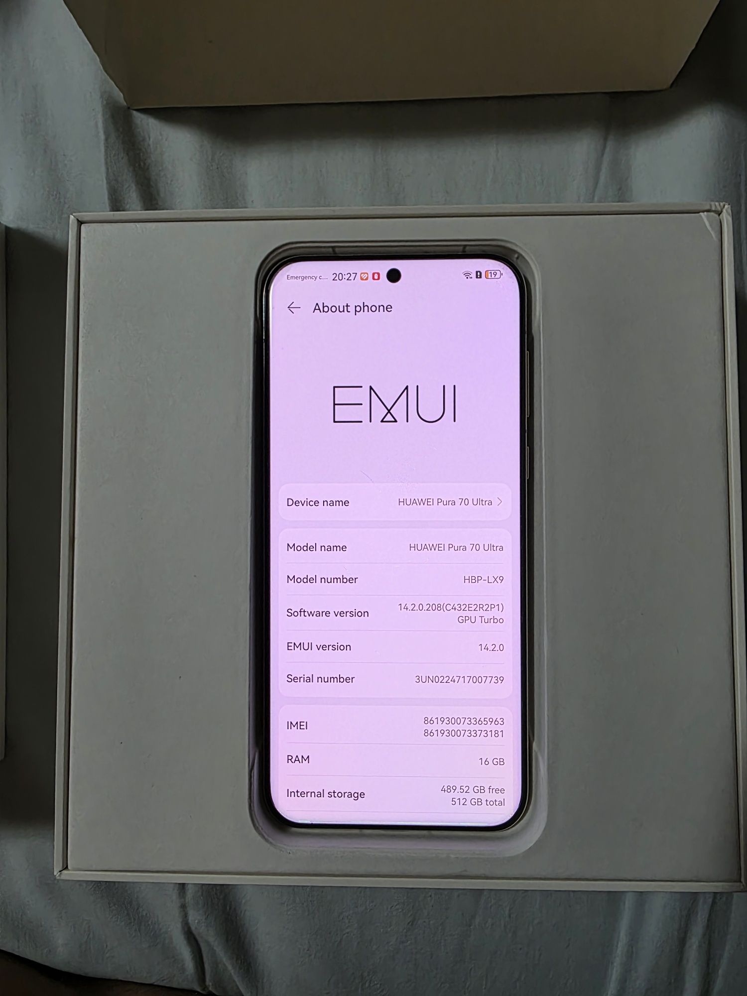 Huawei Pura70 Ultra 512GB/16GB