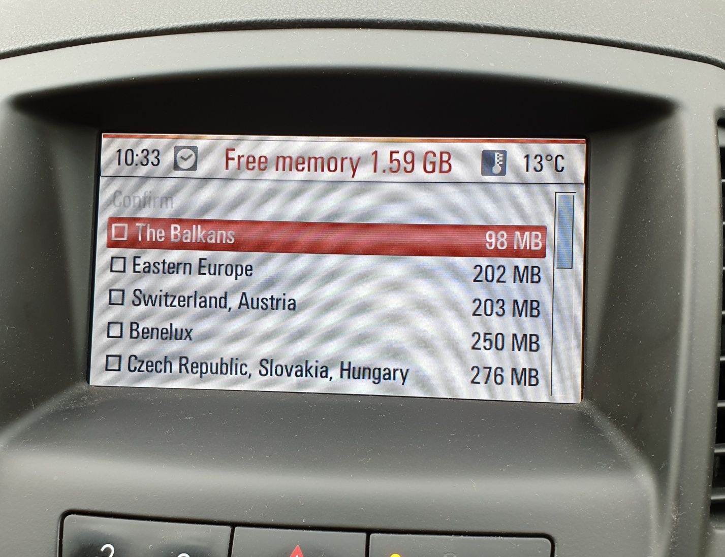 Harta navigatie GPS OPEL DVD 800 INSIGNIA ASTRA J MERIVA Romania 2023