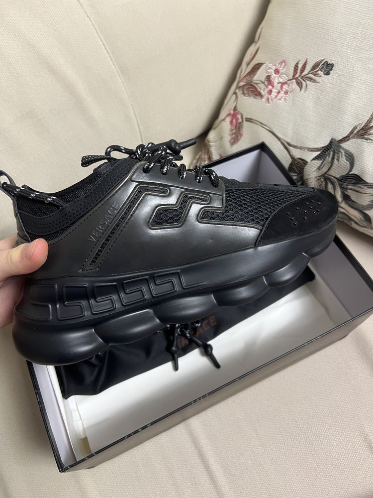 *HAPPY SUMMER* Versace Chain Reaction Triple Black