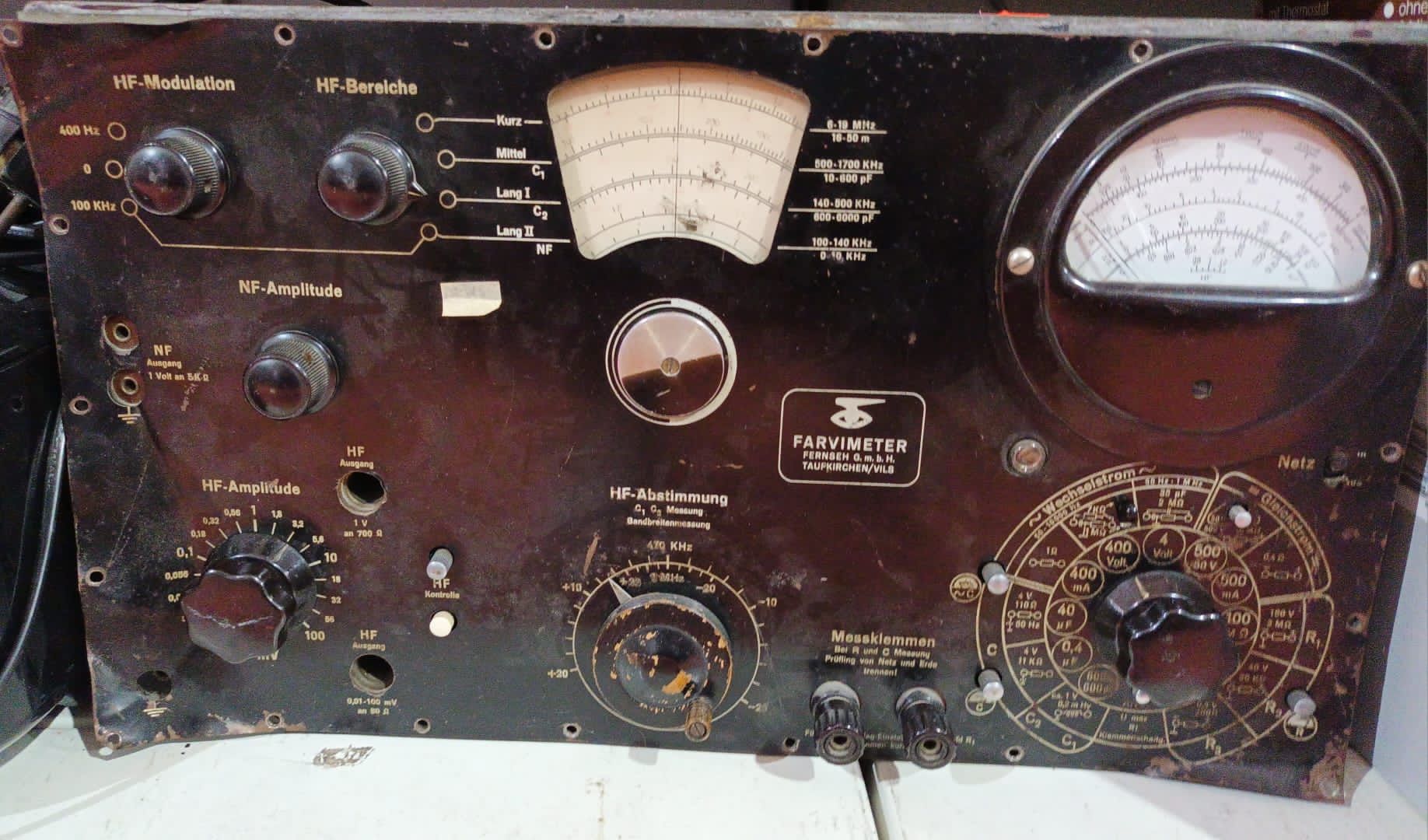 Generator semnal radio 1944-1946 colecție ww2 Farvimeter