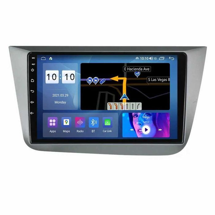 NAVIGATIE Android 14 SEAT Altea  2017-2020 1/8 Gb Waze CarPlay +CAMERA