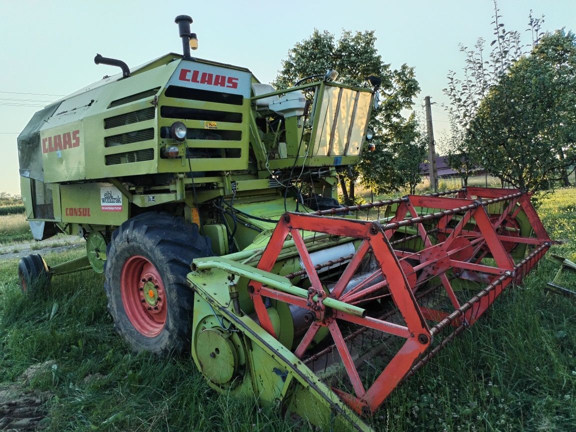 Combina Claas Consul masa 3 m, motor Mercedes, de panta
