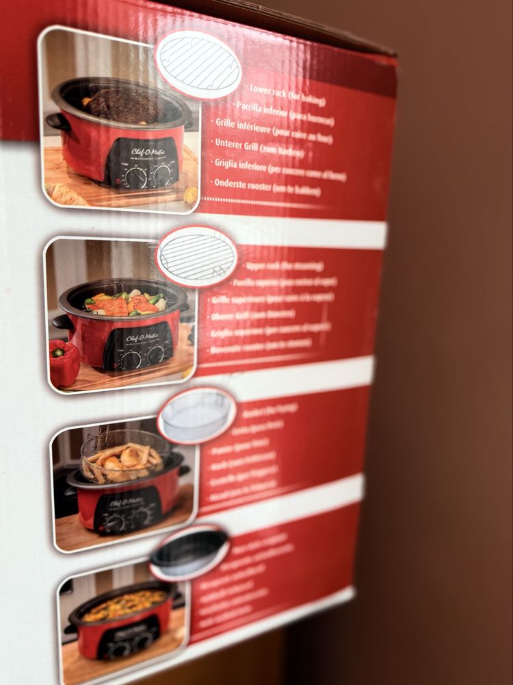 Нов Мултикукър Мултифункционален уред за готвене Chef-o-Matic 12 в 1