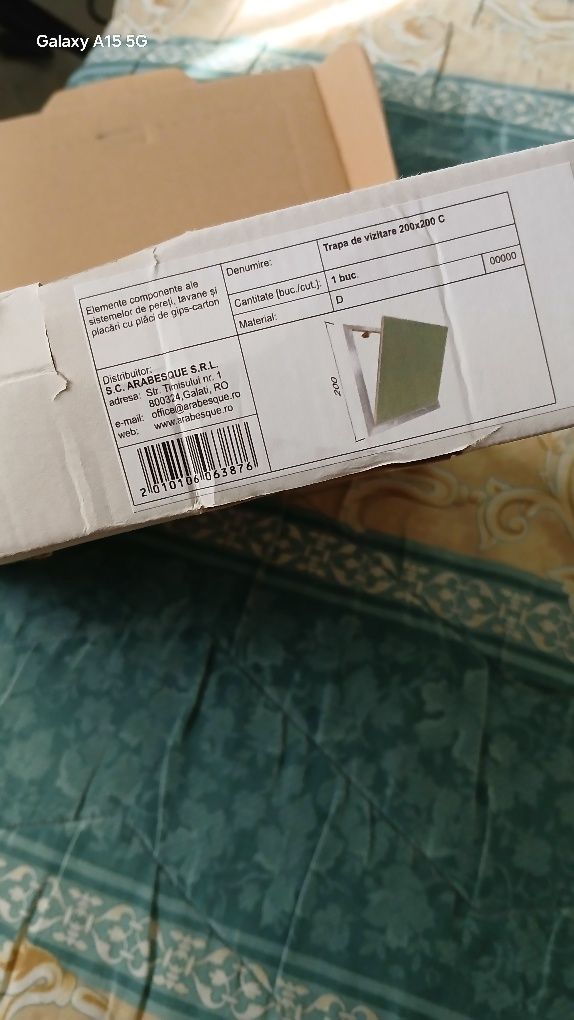 Suport cada și trapa vizitare cada