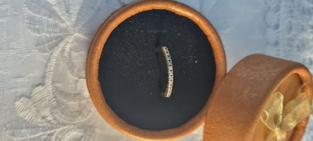 Inel aur 14k cu 13 diamante naturale