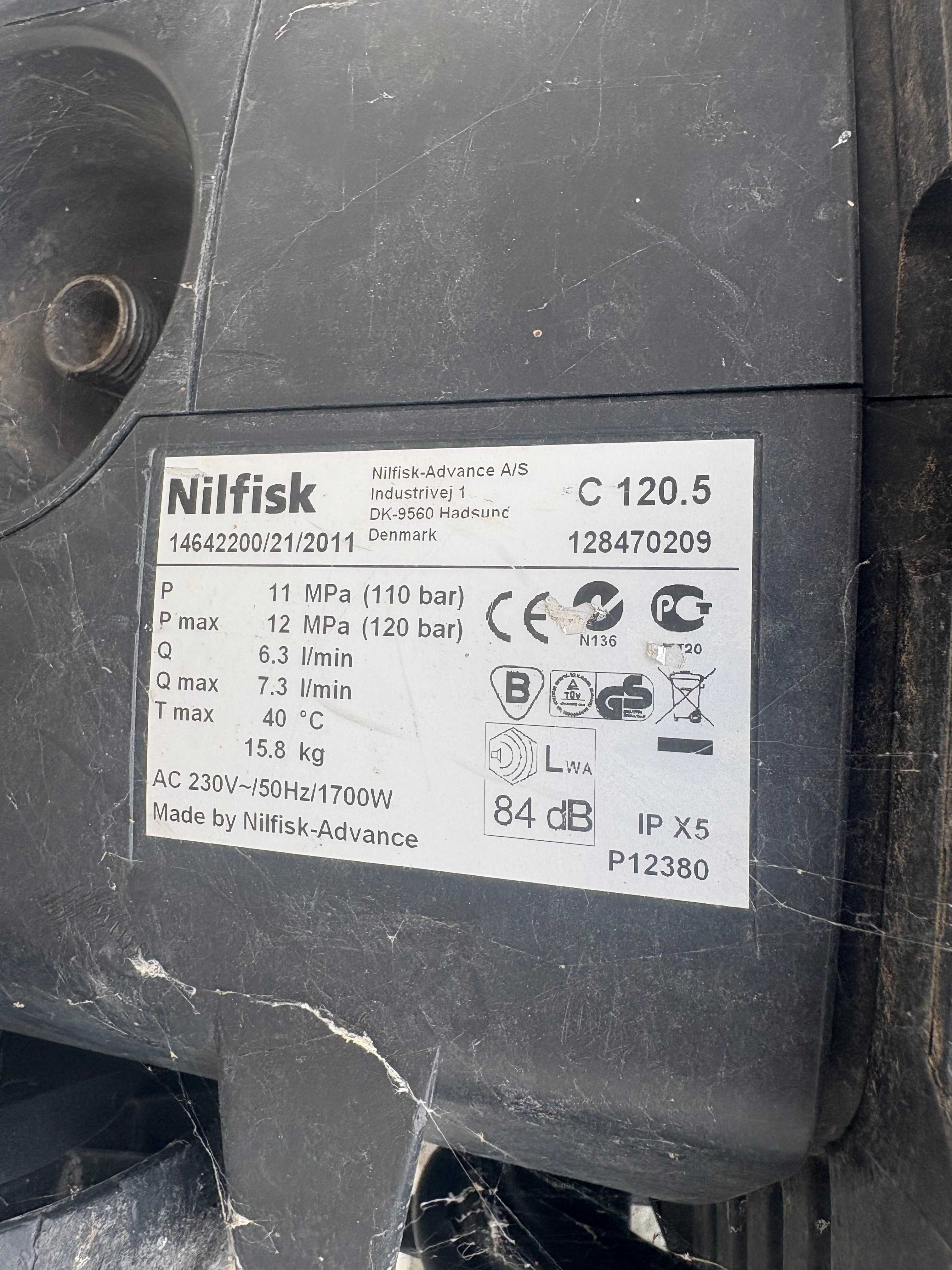 Водоструйка - Nilfisk 120 bar