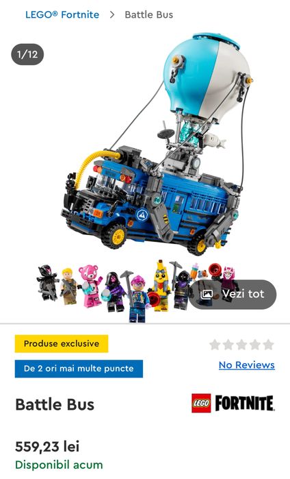 LEGO Fortnite Battle Bus 77073