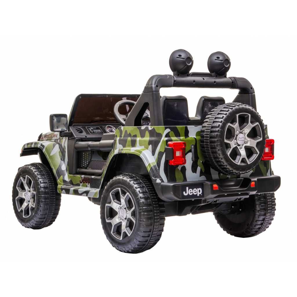 Masinuta electrica copii 2-8 ani Jeep Rubicon 4x4, Roti Moi  Camo