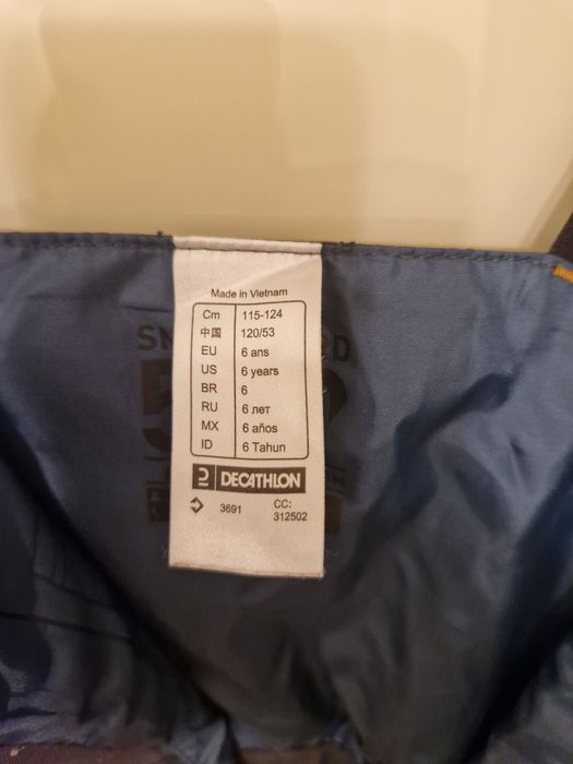 Costum ski Decathlon 115-124 cm