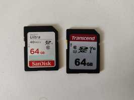SD карты 64GB Transcend SanDisk, оригинал