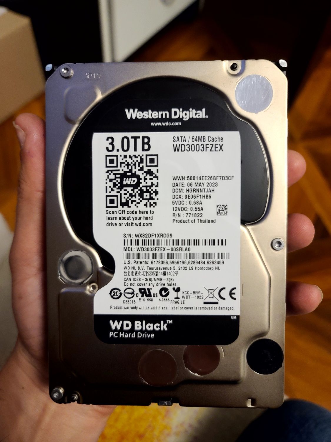 HDD Western Digital Black 3Tb ca nou!