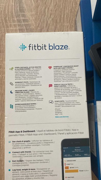 Ceas Fitbit Blaze Albastru