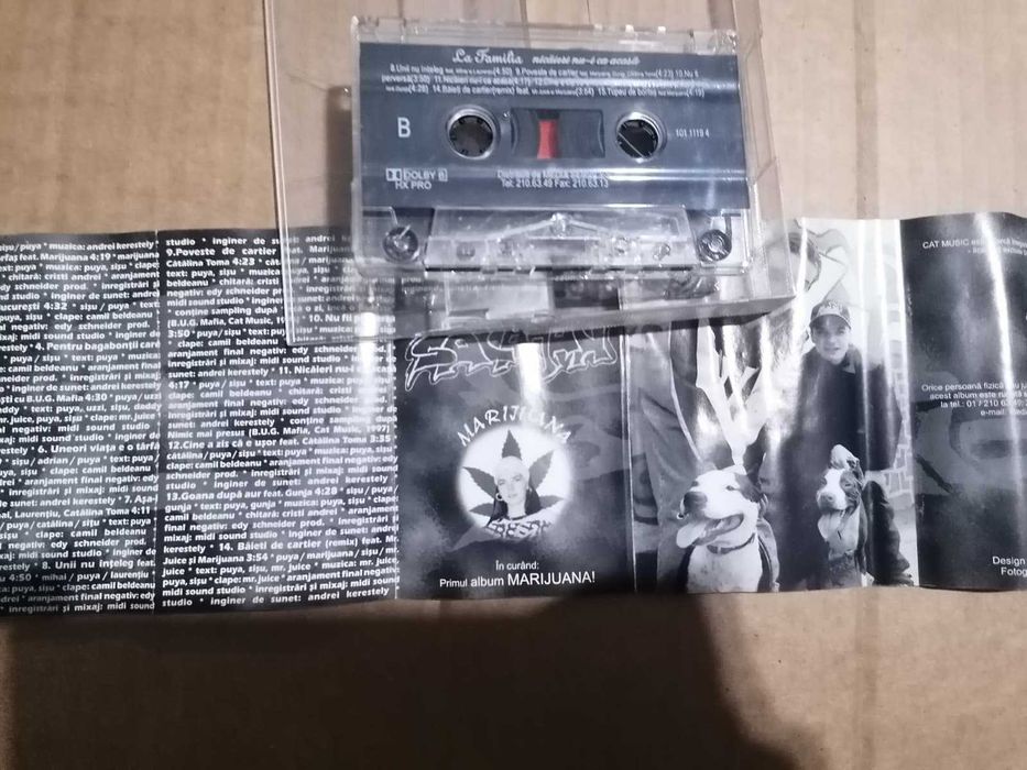 6 Casete b.u.g. mafia / loredana / la familia / il-elegal / r.a.c.l.a