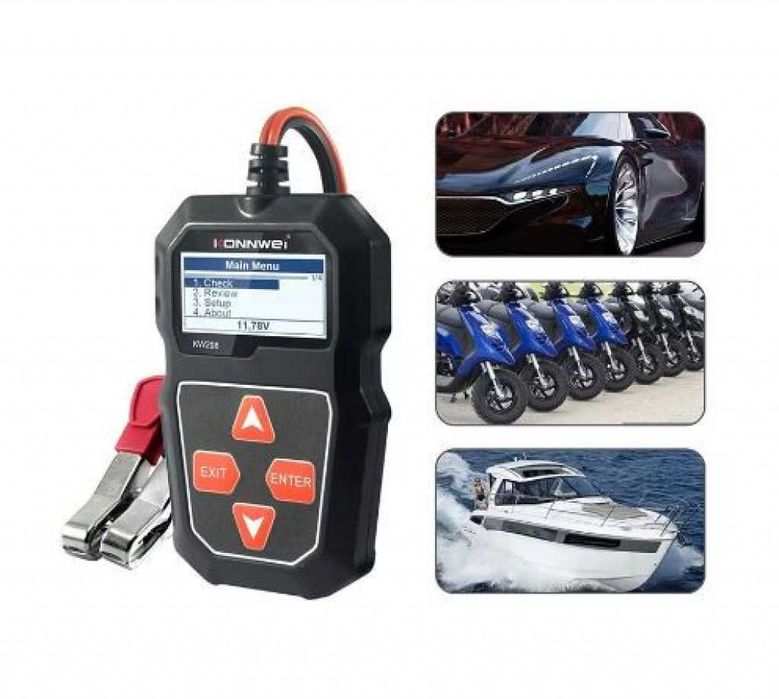 Тестер за автомобилен акумулатор KW210