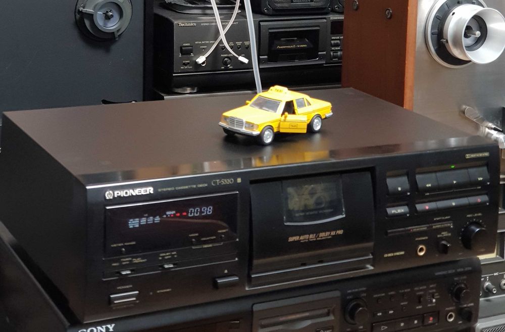 Casetofon Deck Stereo Vintage PIONEER CT S320 BLACK (Made in Japan)
