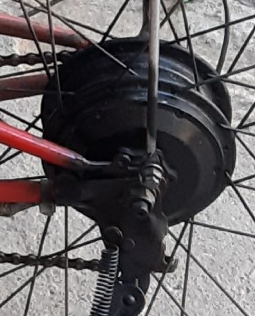 Motor electric bicicletă și bateri stare bună