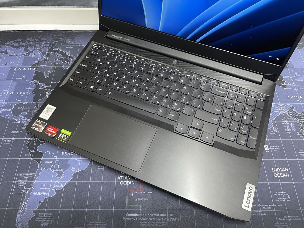 Игровой ноутбук Lenovo ideapad Gaming3-Ryzen5-5600H/8GB/SSD512/RTX3050