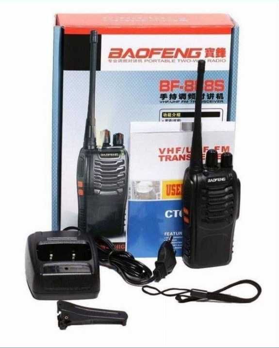 Новый комплект раций Baofeng 888S - 2 штуки с аксессуарами-с гарантией