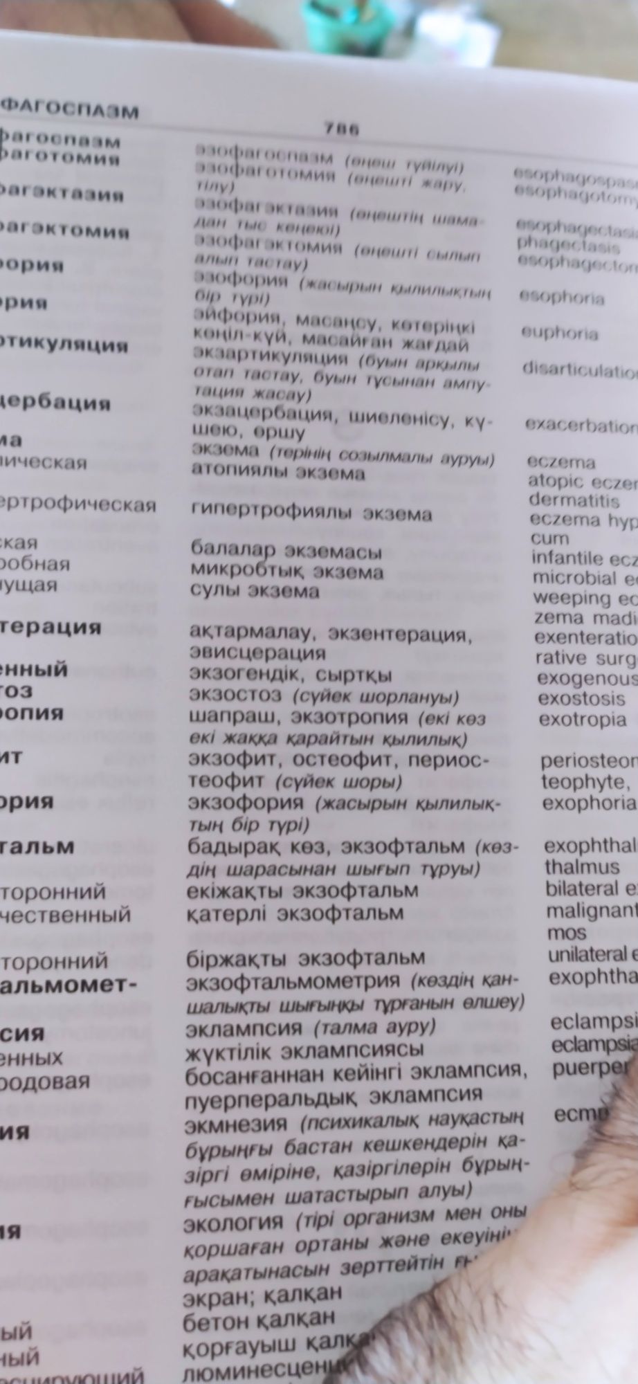 Русско-Казахско- Английский словарь медицинских терминов