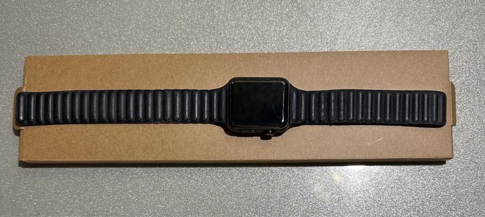 Apple Watch Series 3GPS+Celluar, 42mm Space Black Stainless Steel Case