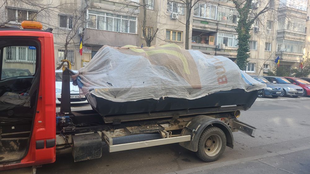 Transport moloz deseuri din constructii polistiren rigips vata etc