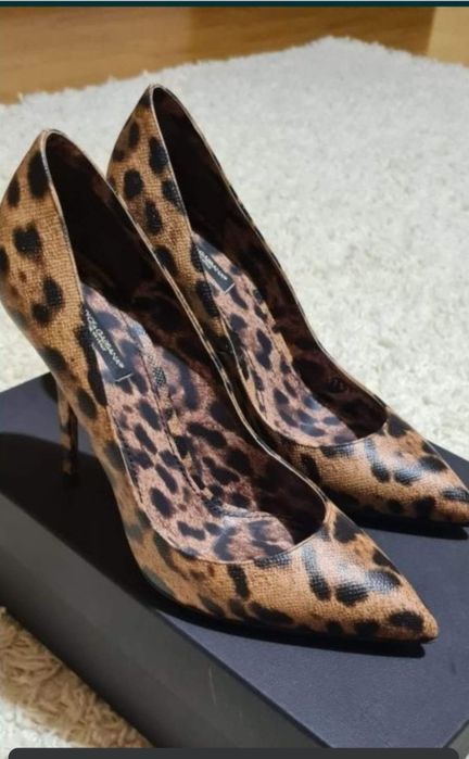 Pantofi dama animal print/leopard-print Dolce Gabbana