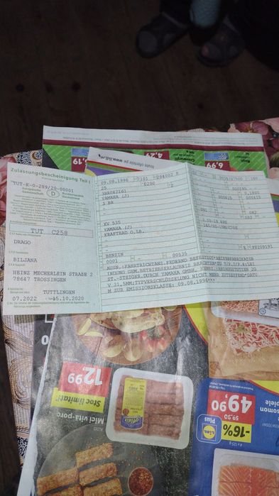 Motor Yamaha kraftrad