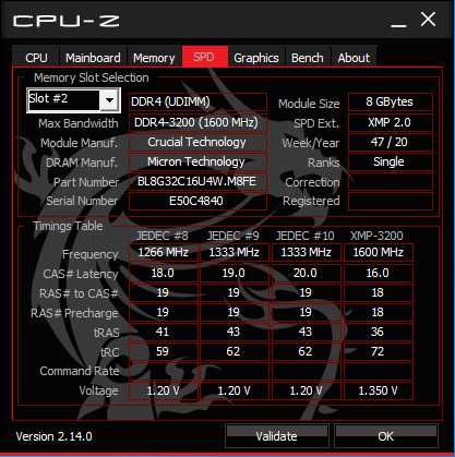 Памет Crucial Ballistix 16 GB (2x8GB) DDR4 3200MHz