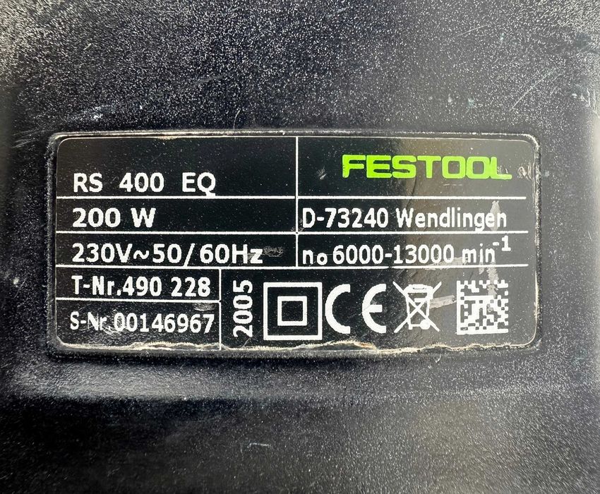 Festool RS 400 EQ - Електрически виброшлайф