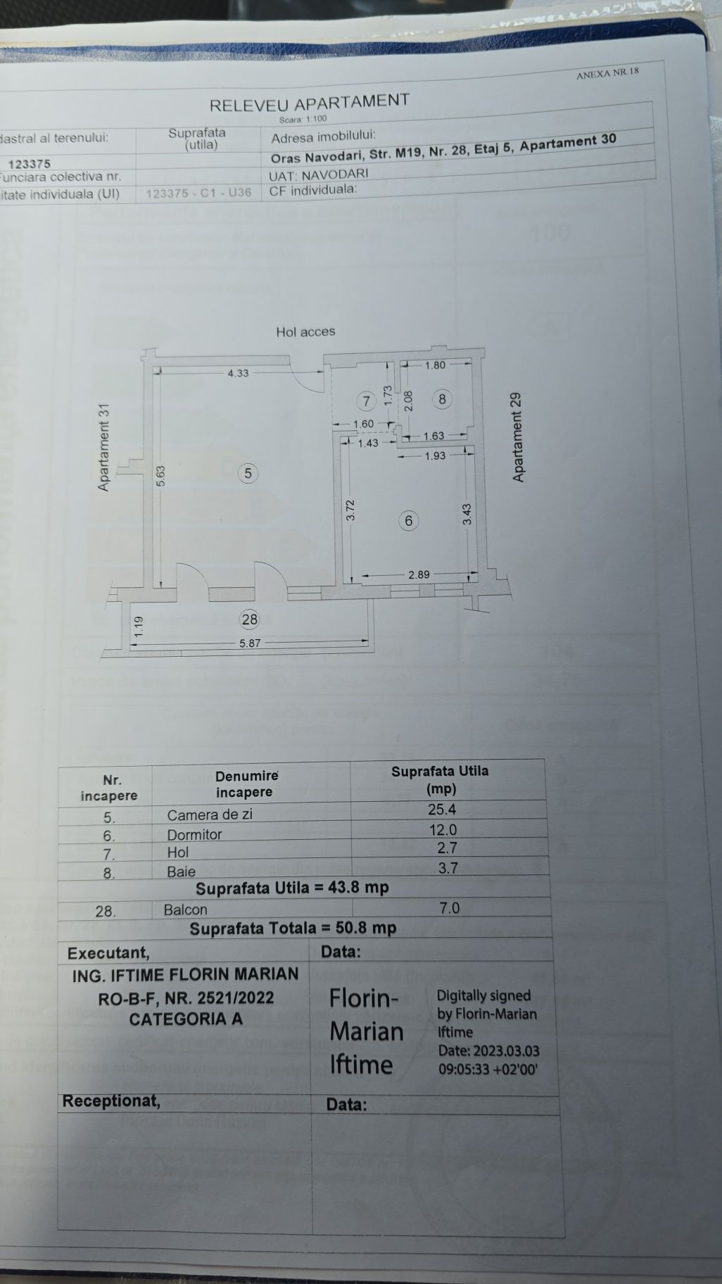 Apartament 2 camere in Mamaia Nord