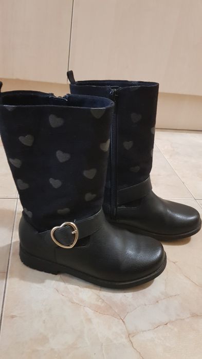 Есенно-зимни кокетни ботушки за малка принцеса H&M 29 номер