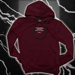 Hanorac vișiniu oversized UNISEX | Design urban |