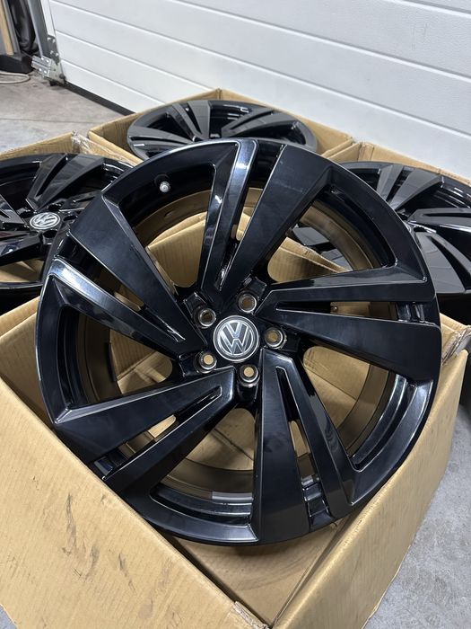 Jante 20 ORIGINALE VW Touareg III CR R-Line Nevada Black Q7