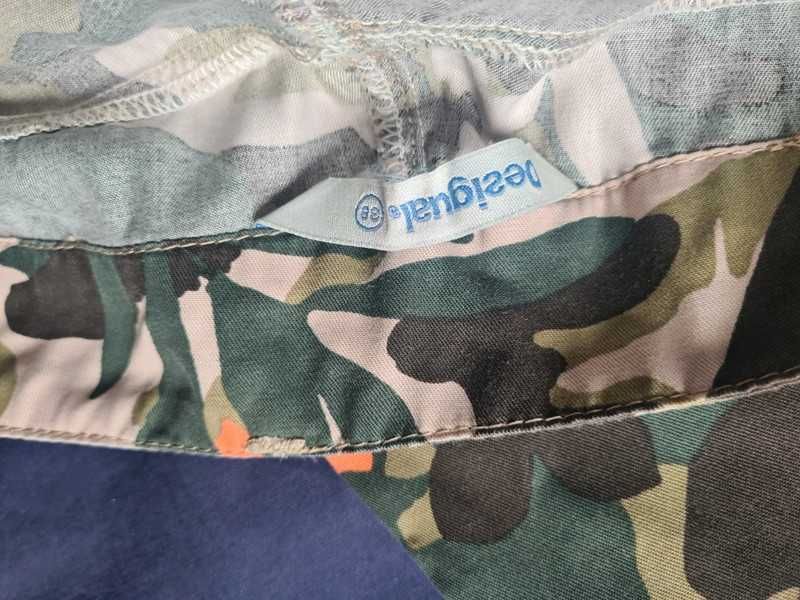 Pantaloni Desigual, de vară din bumbac