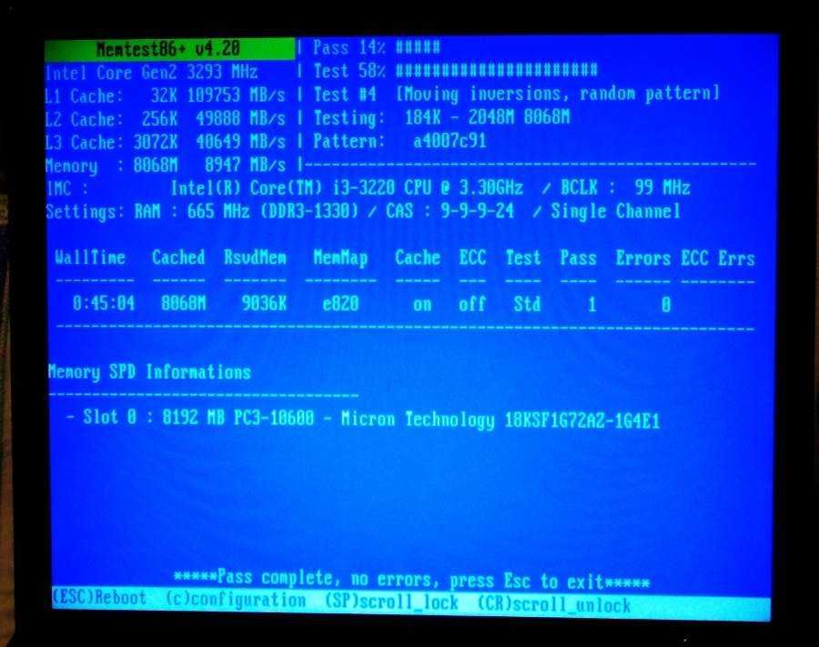 Оперативная память для ПК DDR3 1333 MHz 8Gb