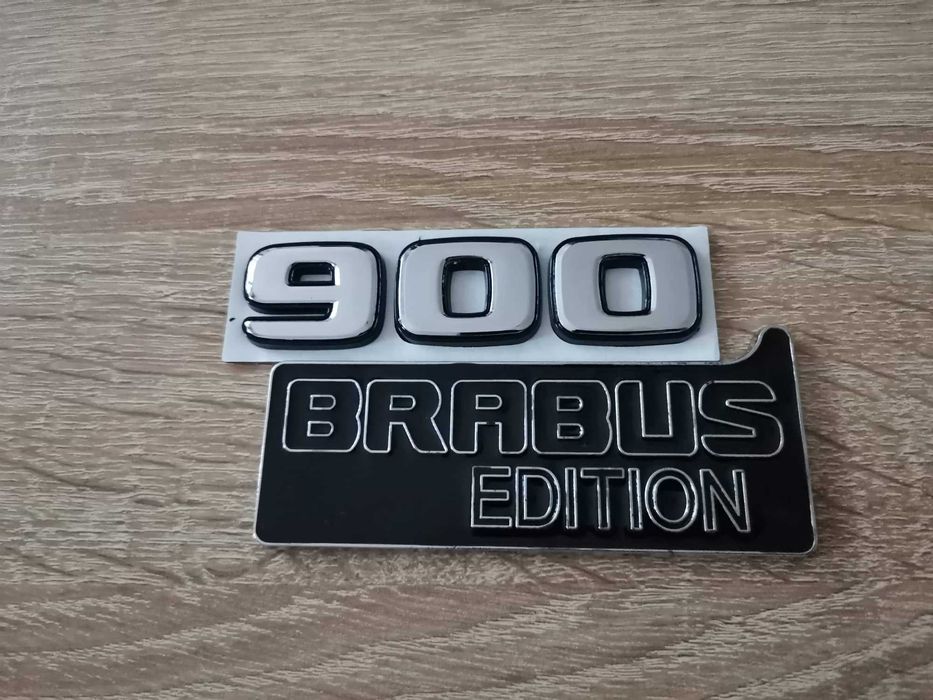 Mercedes Benz BRABUS 900 Edition Брабус 900 сребро емблема надпис