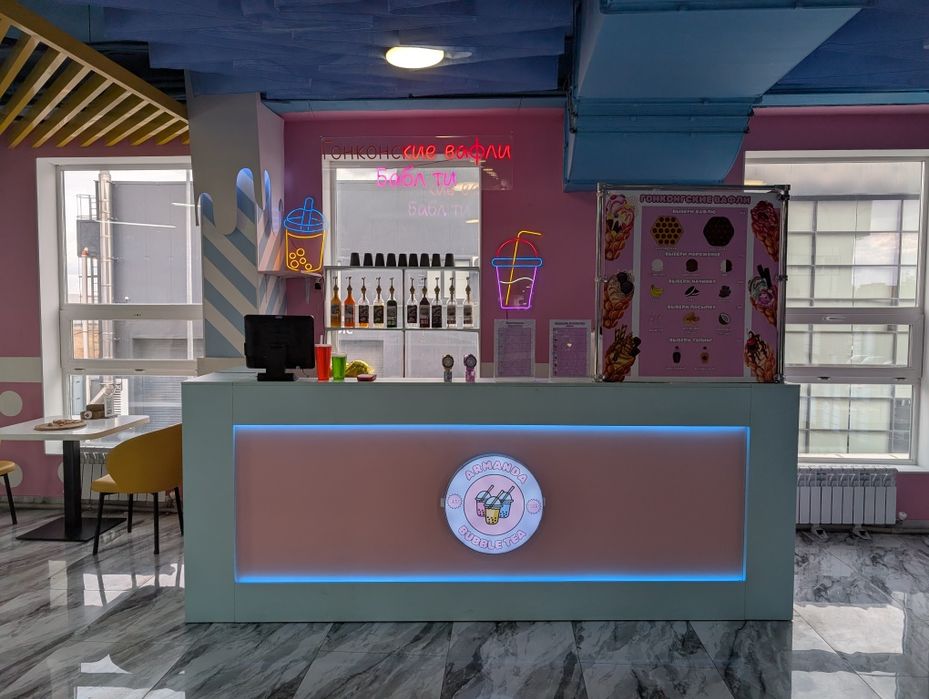 Стойка и Оборудование для бабл ти и гонконгские вафли