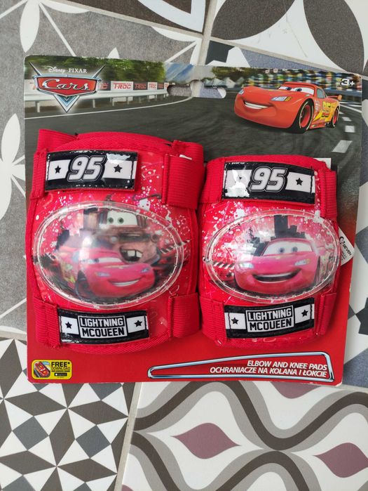 Cotiere genunchiere protectii copil copii disney fulger mcqueen 3+ noi